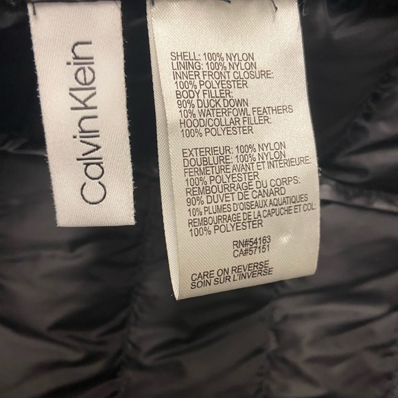 Men’s Calvin Klein Hooded Packable Down Jacket - Picture 6 of 6